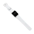 BUĞZ Apple Watch Uyumlu Deri Kordon 38-40-41mm Orfe F3 Beyaz