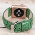  Apple Watch Uyumlu Deri Kordon 42-44-45mm Croco YK04