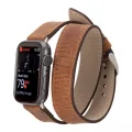  Apple Watch Uyumlu Deri Kordon 42-44-45mm DT G2