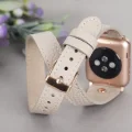 BUĞZ Apple Watch Uyumlu Deri Kordon 42-44-45mm Slim DTRT ERC3