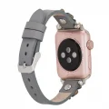  Apple Watch Uyumlu Deri Kordon Clover 38-40-41mm ST RST9
