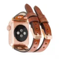 BUĞZ Apple Watch Uyumlu Deri Kordon Ely Double Tour RST2EF