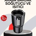 BUĞZ Araba Bardaklığı Isıtma Soğutma Ayarlı Çakmak Girişli Akıllı Model