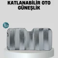 BUĞZ Araba Güneşliği Alüminyum Yansıtıcı Yüzeyle Etkili Isı Koruması