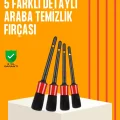 BUĞZ Araba Temizliği İçin 5 Parça Fırça Takımı