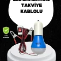 BUĞZ Araç Akü Bağlantılı 12V LED Ampul Pratik Işık Çözümü
