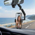 BUĞZ Araç Dikiz Aynası Telefon Tutucu Ayarlanabilir Katlanabilir Navigasyon Telefon Standı