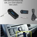 BUĞZ Araç İçi Bluetooth AUX Müzik ve Telefon Görüşmesi Adaptörü