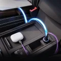 BUĞZ Araç İçi Çakmaklığa TakılanType-C ve USB Girişli 2 Portlu Hızlı Şarj Adaptörü