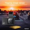 BUĞZ Araç içi çift lens wifi dash cam 1080P gece görüşlü çarpışma algılamalı video kamera