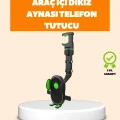 BUĞZ Araç İçi Dikiz Aynası Telefon Tutucu Katlanabilir ve Çok Fonksiyonlu
