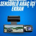  Araç İçi Full Hd Kamera Ön ve Arka Kameralı Ekranlı Araç Kamerası