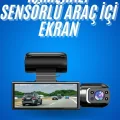 BUĞZ Araç İçi Full Hd Kamera Ön ve Arka Kameralı Ekranlı Araç Kamerası - Lisinya