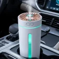 BUĞZ Araç İçi Hava Nemlendirici 5 Esans Hediyeli LED Işıklı USB Buhar Makinesi