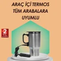  Araç İçi Isıtıcı Termos Bardak Paslanmaz Çelik