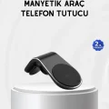 BUĞZ Araç İçi Manyetik Telefon Tutucu Güçlü Klipsli ve 360 Derece Ayarlanabilir