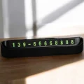  Araç İçi Numaratör Numaralık Torpido Üstü Açılır Kapanır Telefon Numarası Bırakma