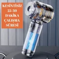 BUĞZ Araç içi süpürge şarjlı gümüş 0-250 watt 71-80 dba 2 yıl garantili 2-3 saat şarj süresi
