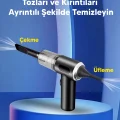BUĞZ Araç içi süpürge siyah 0-250 watt 5-10 dba ses seviyesi 1-2 saat şarj 2 yıl garantili