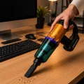 BUĞZ Araç İçi Temizlik İçin Şarjlı El Süpürgesi Çok Başlıklı Pratik Temizlik Cihazı