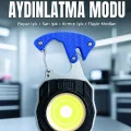 BUĞZ Araç Kamp Outdoor ve Tamir İşleri İçin Çok Amaçlı COB LED Şarjlı Kurtarma ve Çalışma Feneri