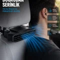 BUĞZ Araç Koltuğu İçin 5 Hız Kademeli Soğutucu Fan Aroma Hazneli USB-C Şarjlı
