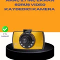 BUĞZ Araç Ön Kamera Full HD Kayıt ve G Sensor Özellikli