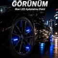 BUĞZ Araç Sibop Işığı 4lü Set Otomatik Yanan LED Lastik Aksesuarı