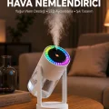 BUĞZ Araç ve Ev İçin Hava Nemlendirici Projektörlü Sessiz Buhar Yeni Nesil