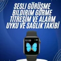 BUĞZ Arama Cevaplayabilen Akıllı Saat Bluetooth Bağlantılı Sosyal Medya Girişli Yeni Nesil - BUĞZ