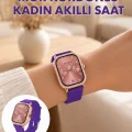 BUĞZ Arama Özellikli Dokunmatik Ekranlı Kadın Akıllı Saat