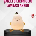 BUĞZ Armut Gece Lambası USB Şarjlı Ayarlanabilir LED Işık