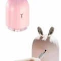 BUĞZ Aromaterapi Hava Nemlendirici Dekoratif USB Şarjlı Tavşan Nemlendirici - BUĞZ