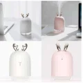 BUĞZ Aromaterapi Hava Nemlendirici Dekoratif USB Şarjlı Tavşan Nemlendirici - BUĞZ