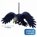 BUĞZ Asılabilir Lateks Kartal Dekor Süsü Siyah 17-18 Cm