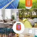 BUĞZ Askılı Solar Enerji İle Şarj Olabilen Sinek Öldürücü Kamp Feneri Işıldak