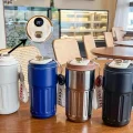 BUĞZ Askılı Ve Derece Göstergeli Vakumlu Mug - 500 Ml Modern Kahve Termosu Alk3136