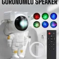 BUĞZ Astronot Görünümlü Projeksiyon Speaker Taşınabilir - BUĞZ