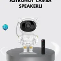 BUĞZ Astronot Şekilli Galaxy Projeksiyon Lambası Nebula Efektli Dekoratif Lamba