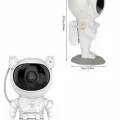 Astronot Şeklinde Bluetooth Hoparlör Gökyüzü Kumandalı Aydınlatma Lamba