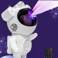 BUĞZ Astronot Tasarımlı Bluetooth Hoparlörlü HD Yıldız Projeksiyonlu Dekoratif Gece Lambası