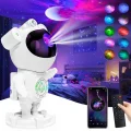 BUĞZ Astronot Tasarımlı Bluetooth Hoparlörlü HD Yıldız Projeksiyonlu Dekoratif Gece Lambası