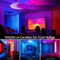 BUĞZ Astronot Tasarımlı Bluetooth Hoparlörlü HD Yıldız Projeksiyonlu Dekoratif Gece Lambası
