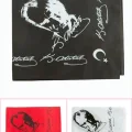 BUĞZ Atatürk İmzalı Desenli Keten Bandana 50*50