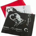 BUĞZ Atatürk İmzalı Desenli Keten Bandana 50*50