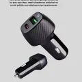BUĞZ AUX Bluetooth Adaptör ve 38W Hızlı Araç Şarj Cihazı Seti