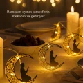 BUĞZ Ay ve Secde Tasarımlı Sıcak Beyaz LED Ramazan Işığı