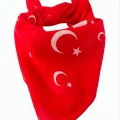 BUĞZ Ay Yıldız Desenli Bandana 50*50