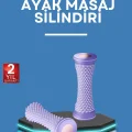 BUĞZ Ayak Masaj Rulosu Akupresur Silindir Kas Gevşetici Taşınabilir