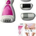  Ayak Törpü Başlıklı Epilatör Aleti 4 Başlıklı Taşınabilir Şarjlı Epilasyon Cihazı